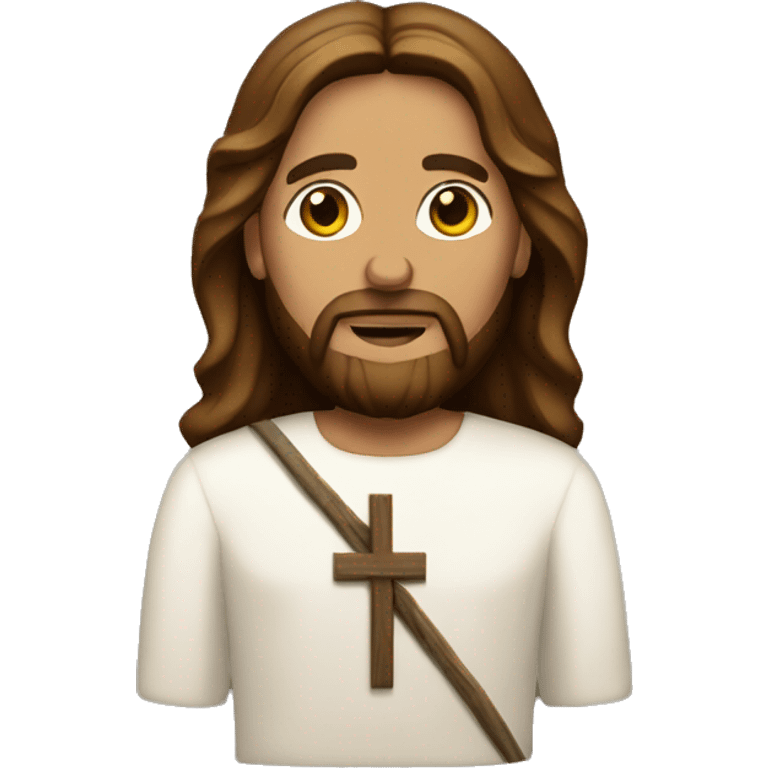 Jesus on cross emoji