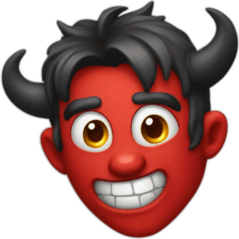 funny devil emoji