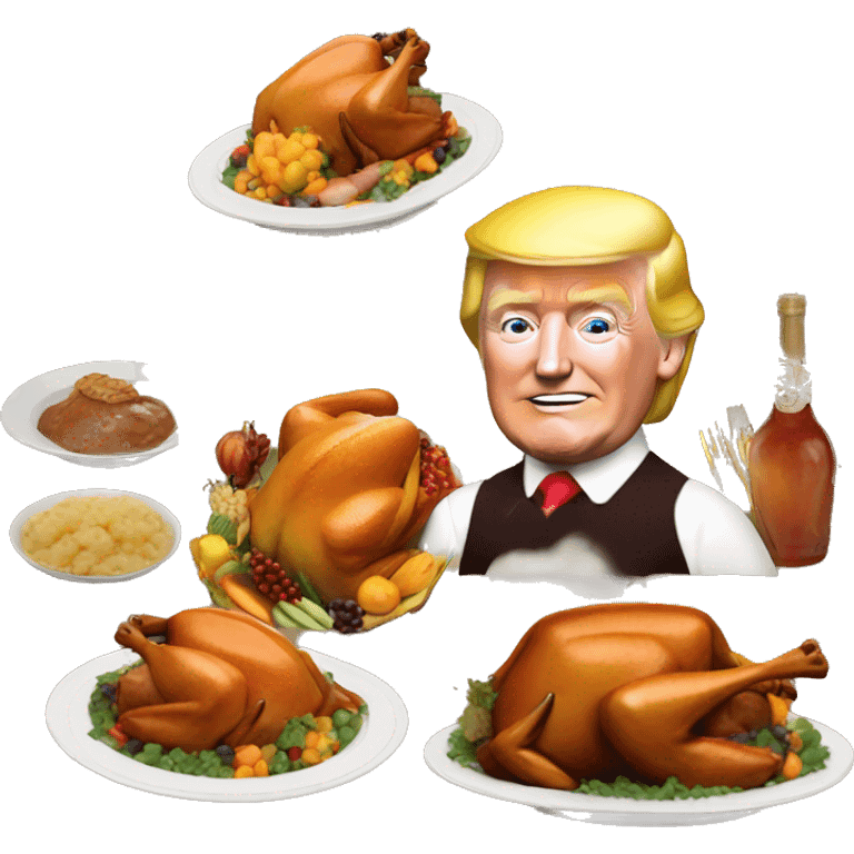 Trump thanksgiving emoji