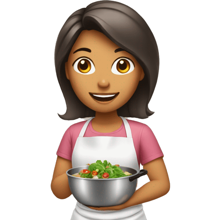 A women who is cooking emoji