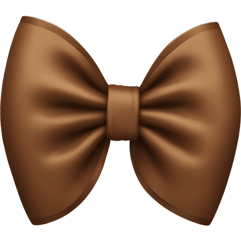 Brown bow emoji