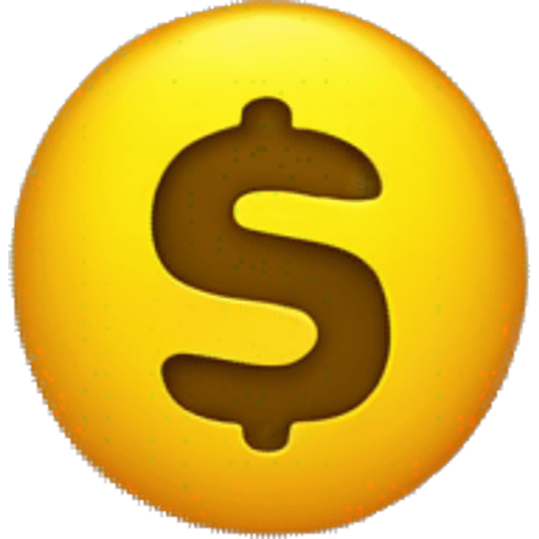 create an emoji on A road leading to a dollar sign at the end, representing a financial goal emoji