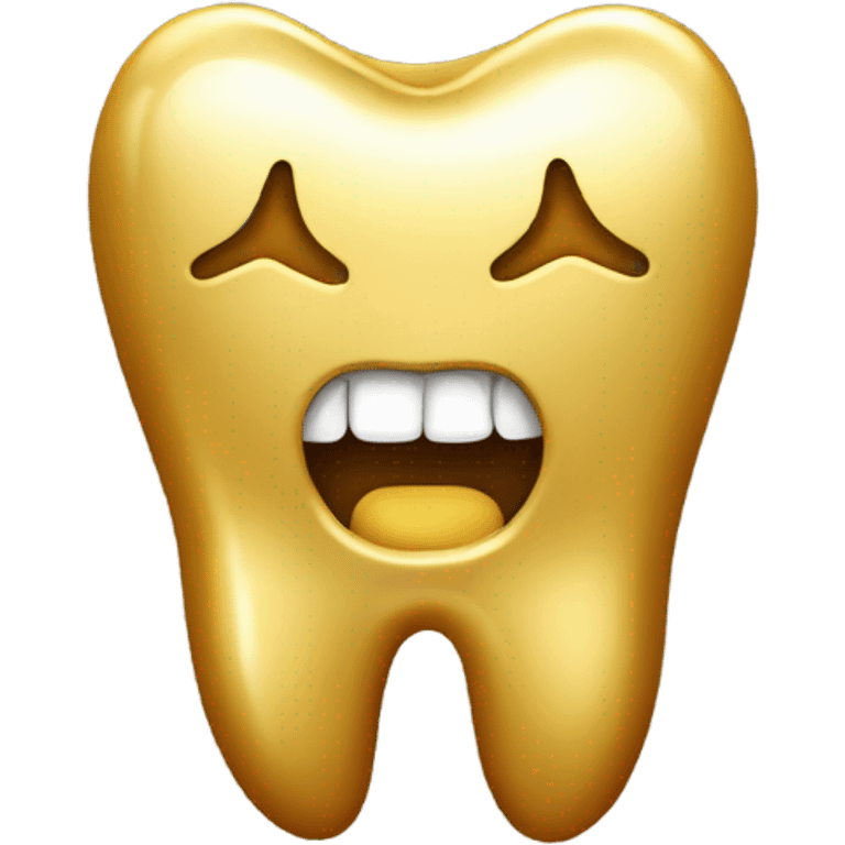 Gold tooth emoji