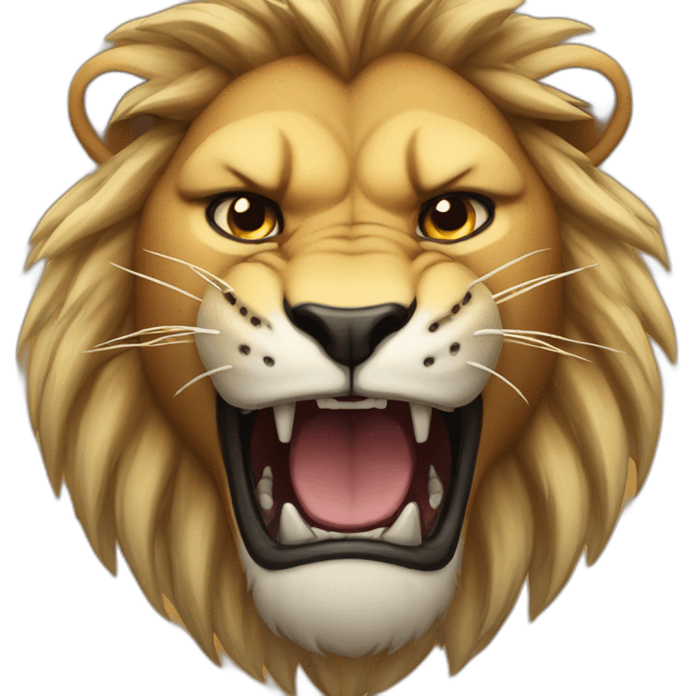 angry-lion" emoji