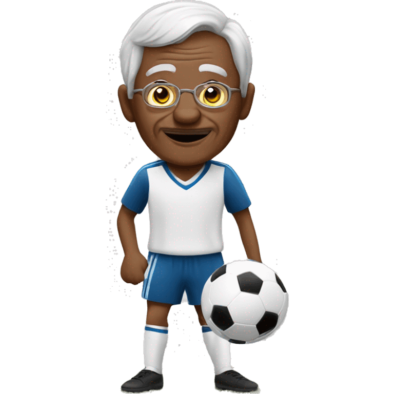 granpa play soccer emoji