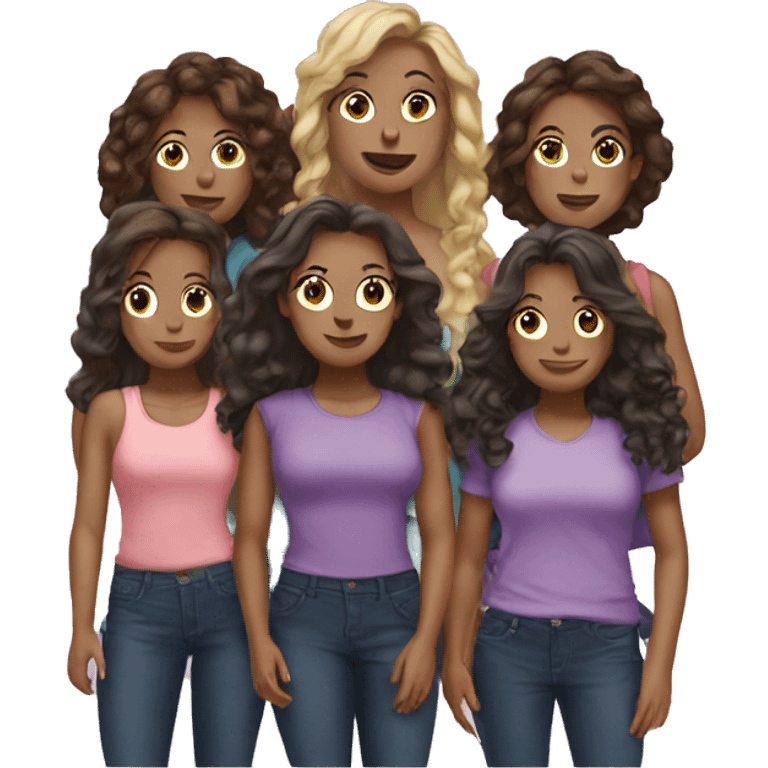 5 sisters emoji