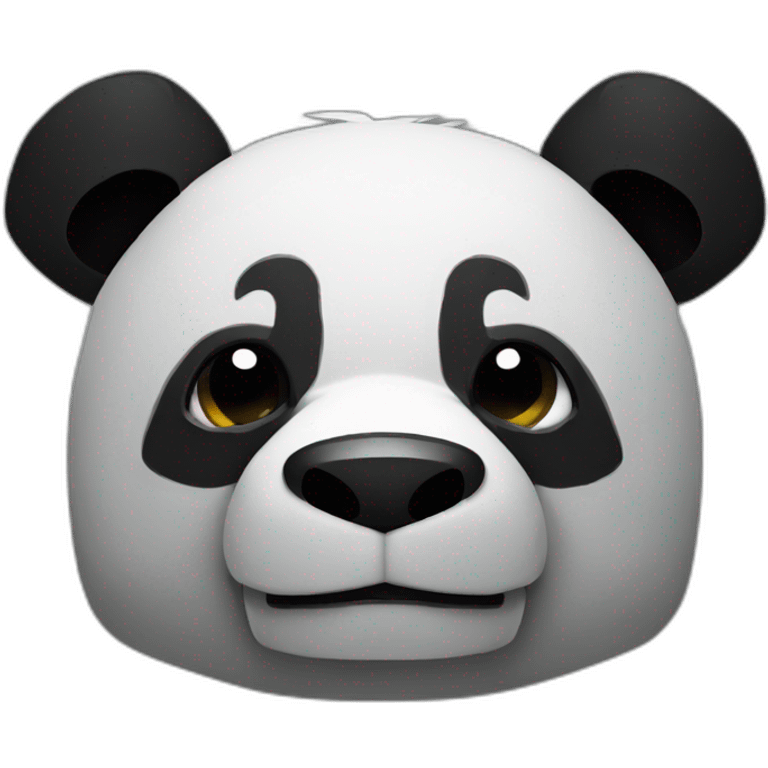 Panda in Minecraft emoji