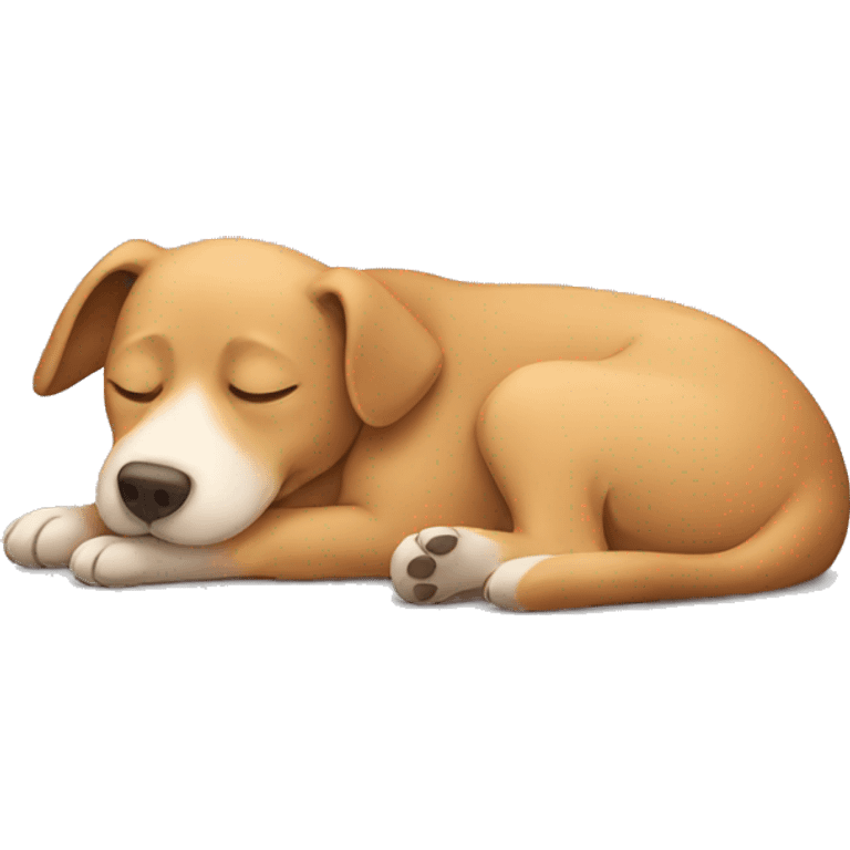 Dog sleep  emoji