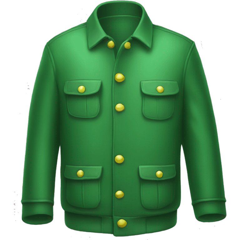 green "master's" jacket emoji emoji