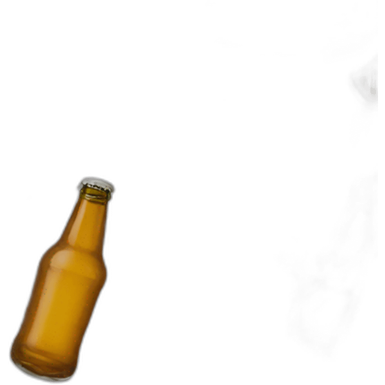 Bottle of beer without a logo emoji