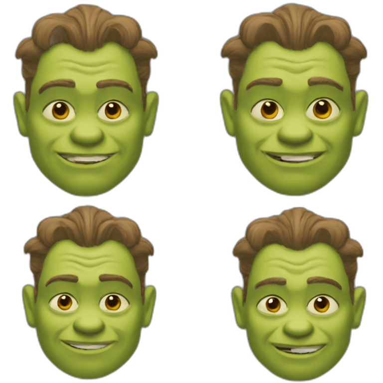 shrek in bmw 3 emoji