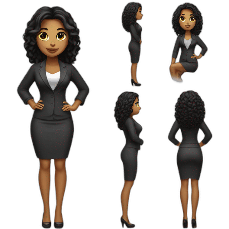 sexy work appropriate girl (full body) emoji