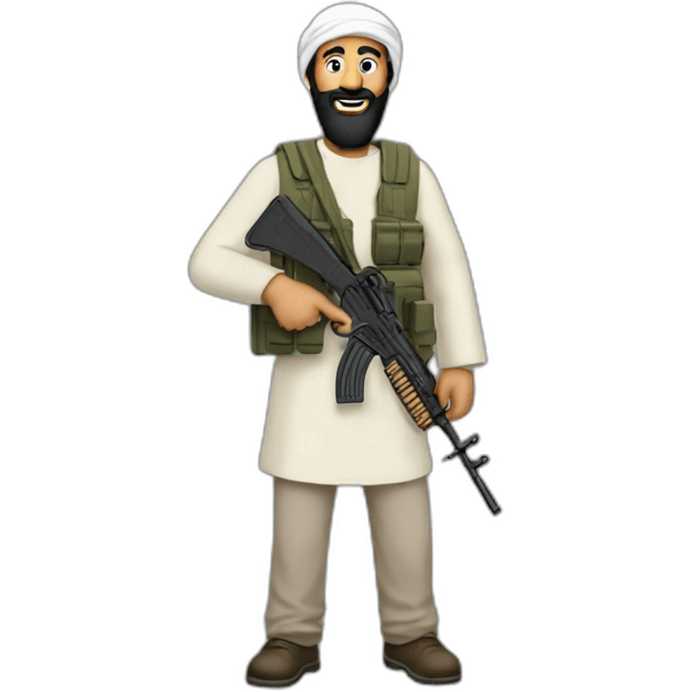 Ben laden avec un ak47 emoji