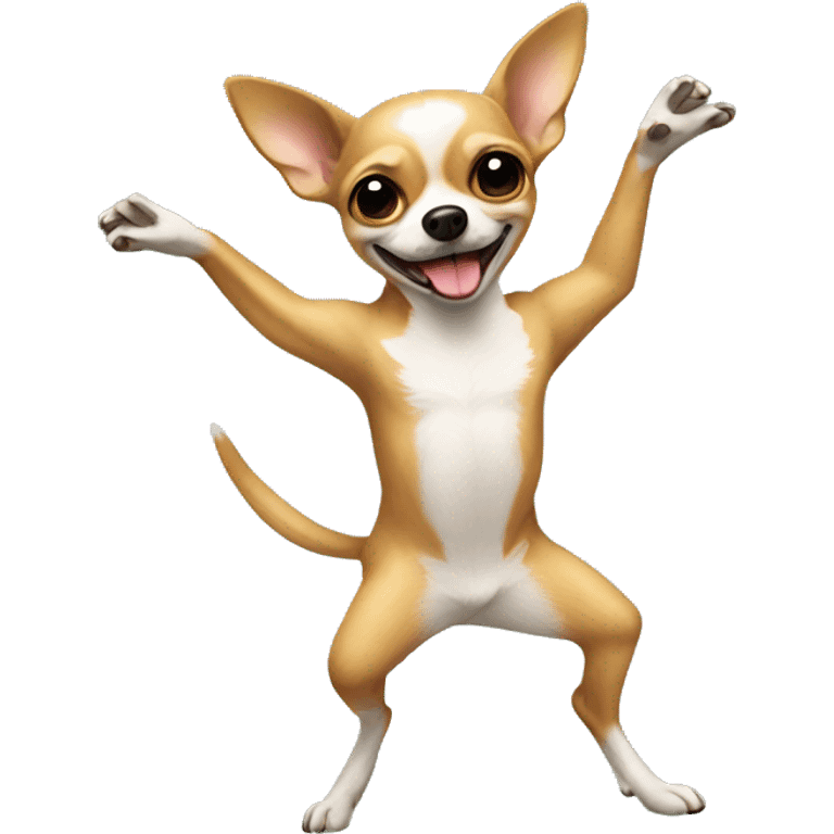 Chihuahua dancing  emoji