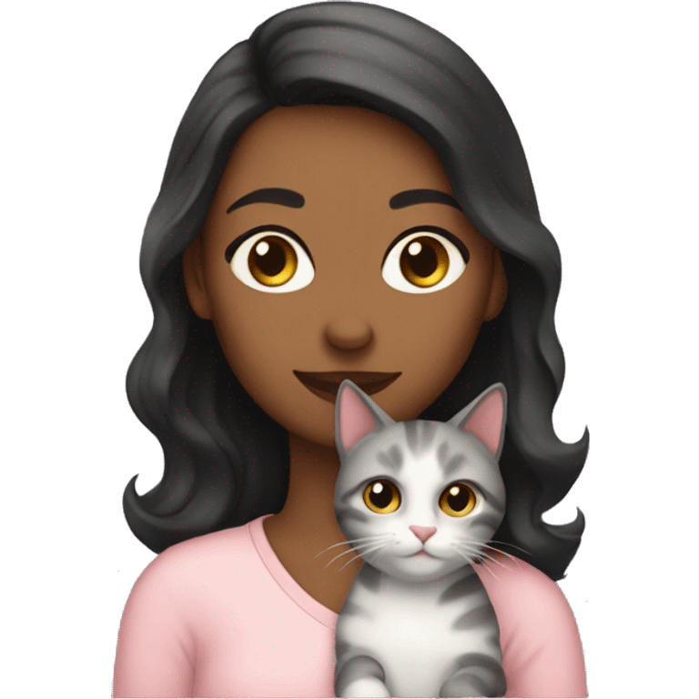 Cat lady cute emoji