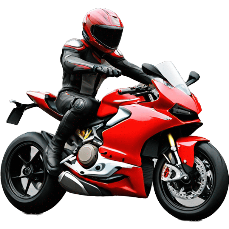 Ducati wheeling emoji