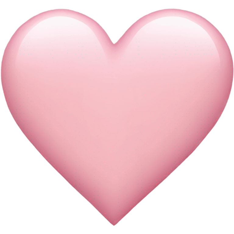 Light pink heart emoji