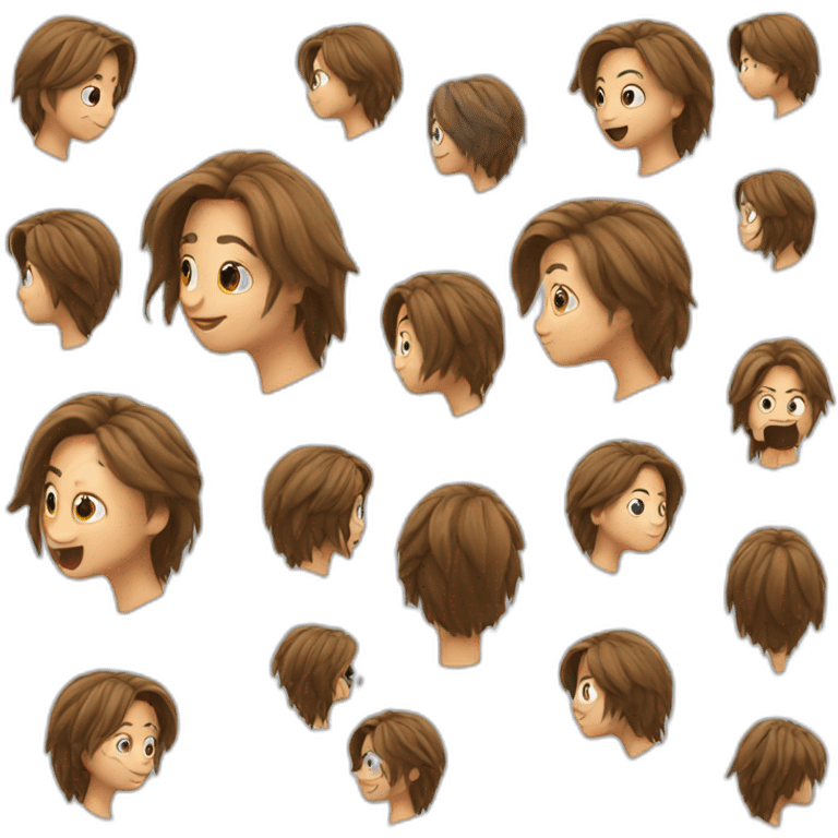 Hair flip emoji