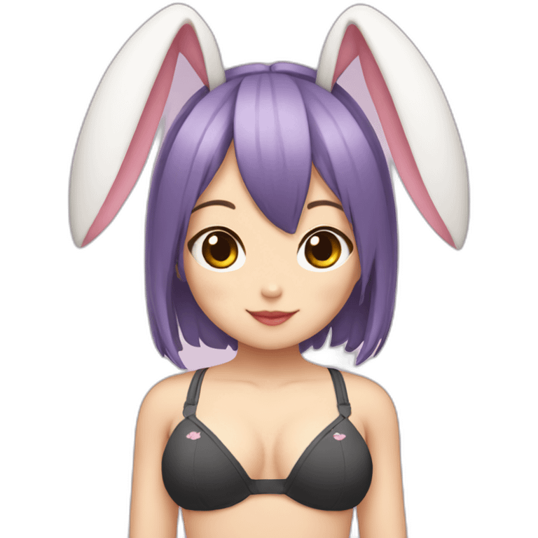 japanese cutie bikini bunny ears emoji