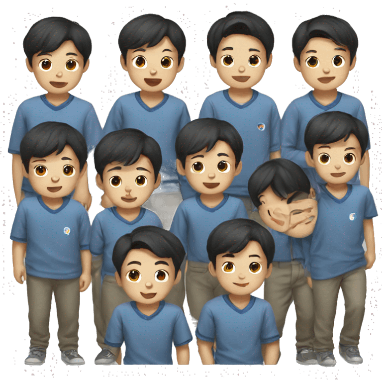 Korean seven boys emoji