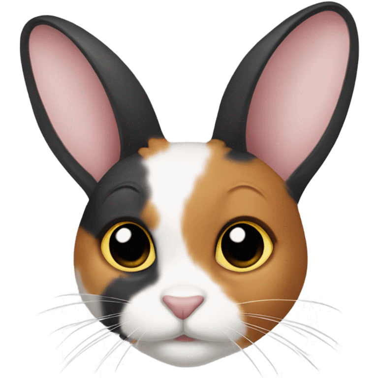 Calico rabbit emoji