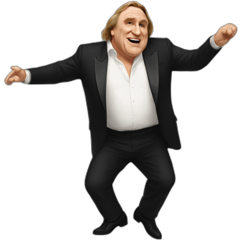 Gérard Depardieu qui danse emoji