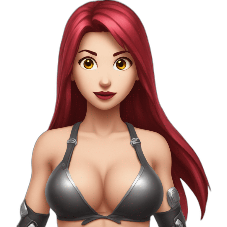 katarina-posing-cover-nipples-sfw emoji