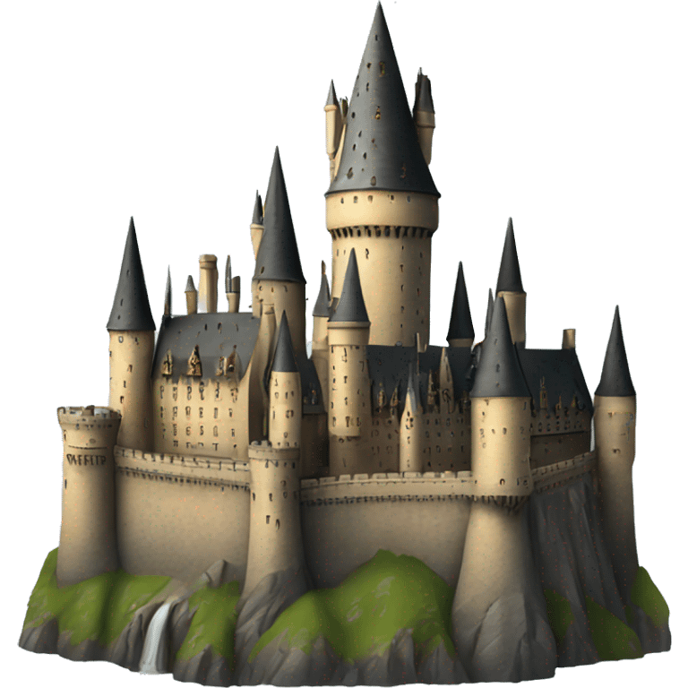 Hogwarts castle emoji