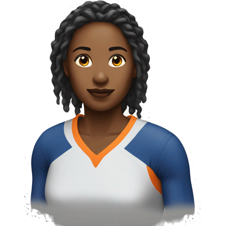 basketball player woman emoji