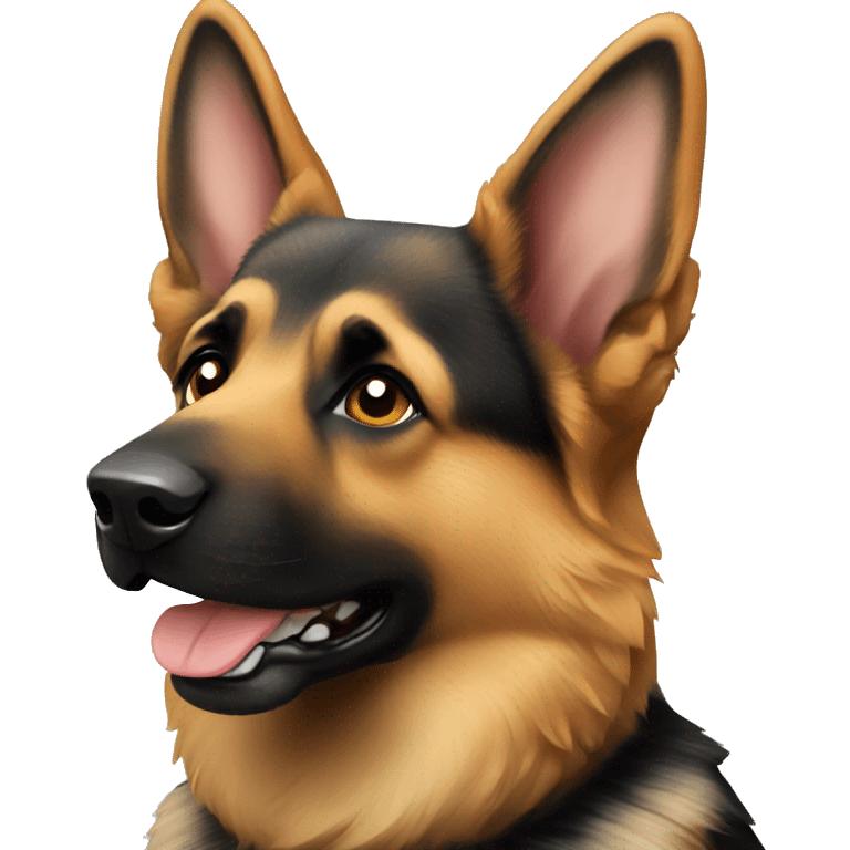 german shepherd  emoji