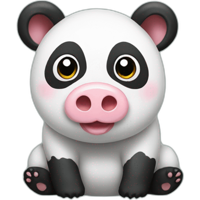 panda pig emoji