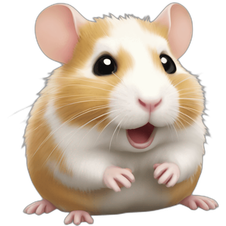 Hamster joues remplie emoji