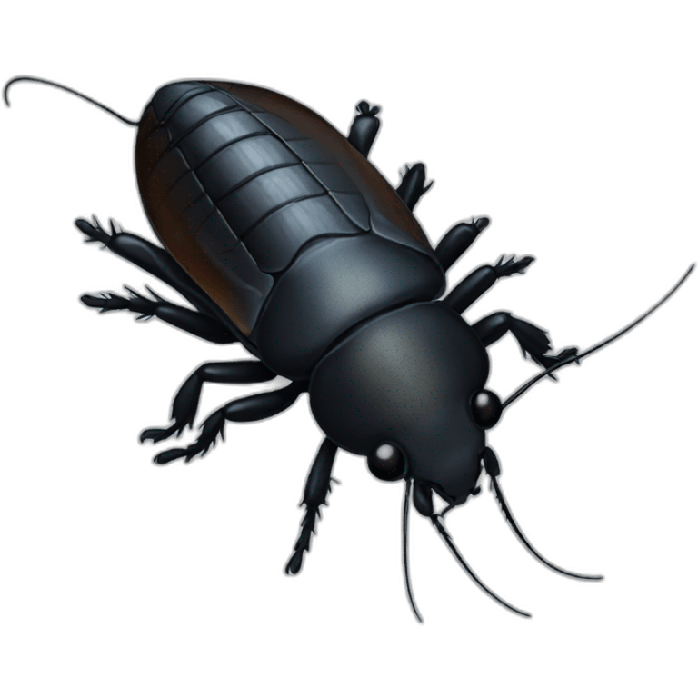 Black cockroaches emoji