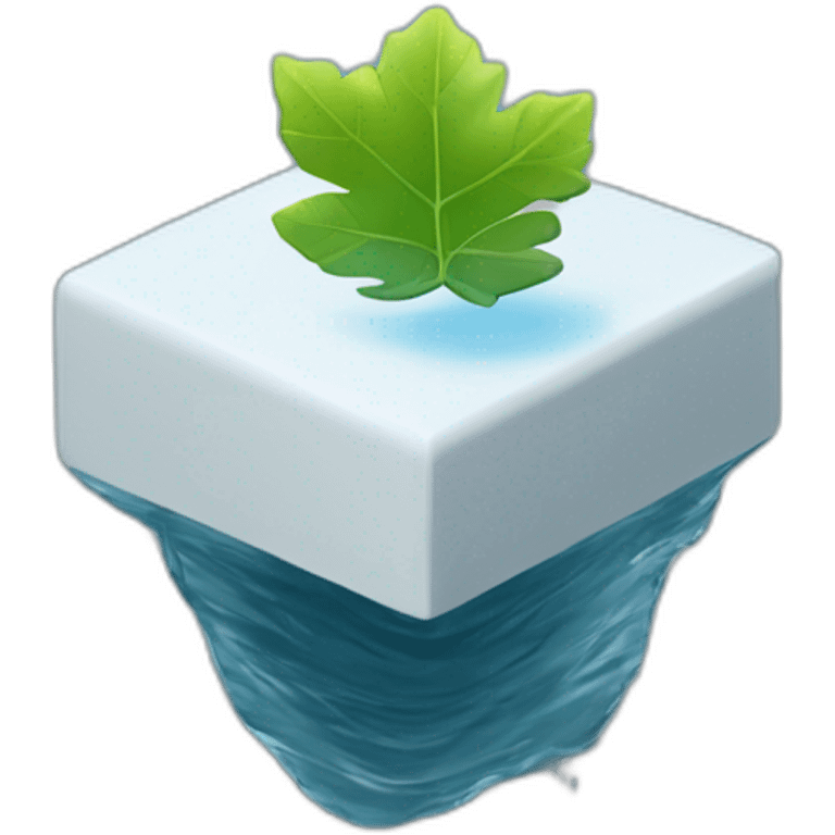 small-leaf-floating-on-water-block-and-security-ptz-camera-behind emoji