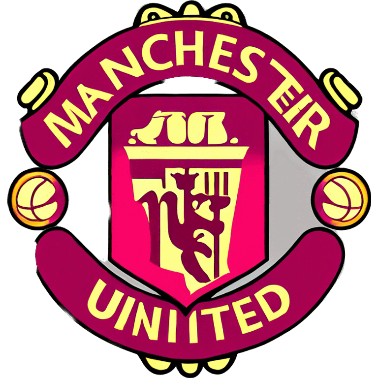 Logo Manchester United avec Barcelone  emoji