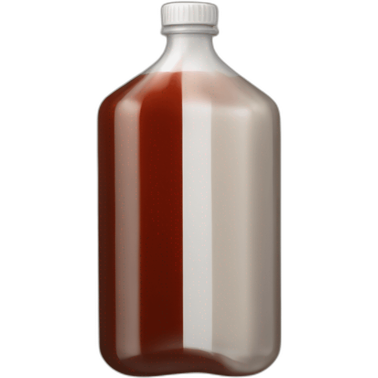 oil bottle brown red colour  emoji