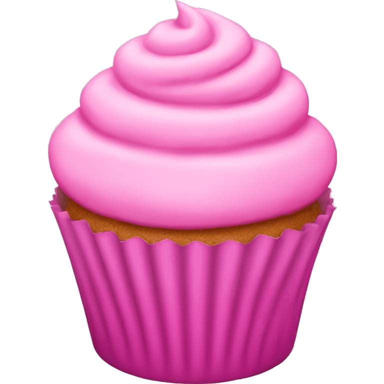 Pink cupcake  emoji