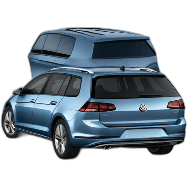 Volkswagen golf sportwagen Silk Blue Metallic emoji