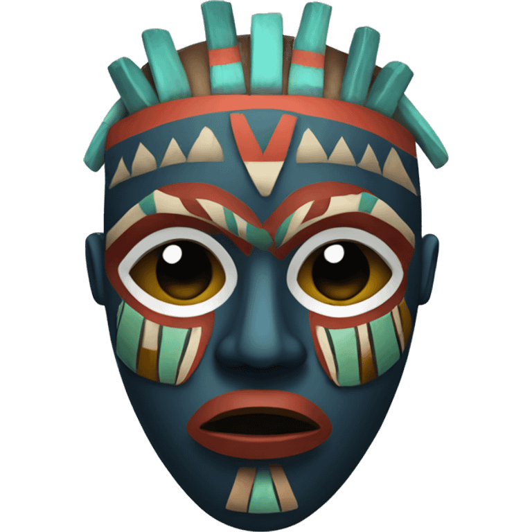 african tribal mask emoji