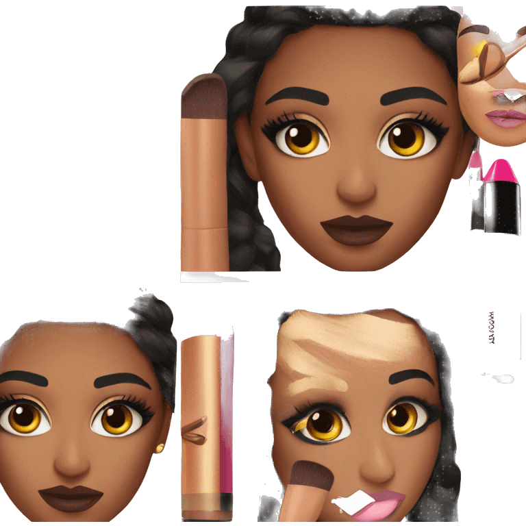 Huda beauty makeup emoji