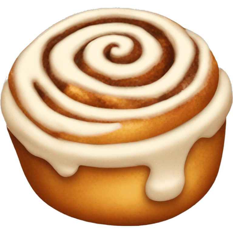 A warm cinnamon roll  emoji