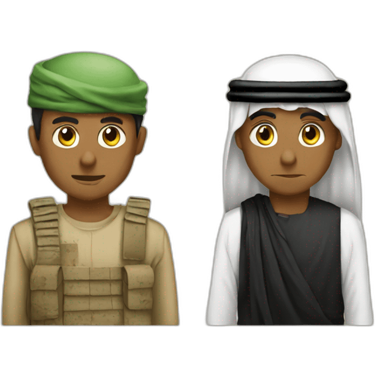 Yemen and saudi war emoji