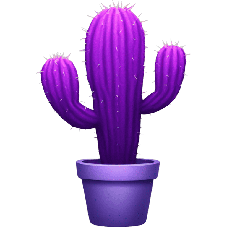 Purple Cactus emoji