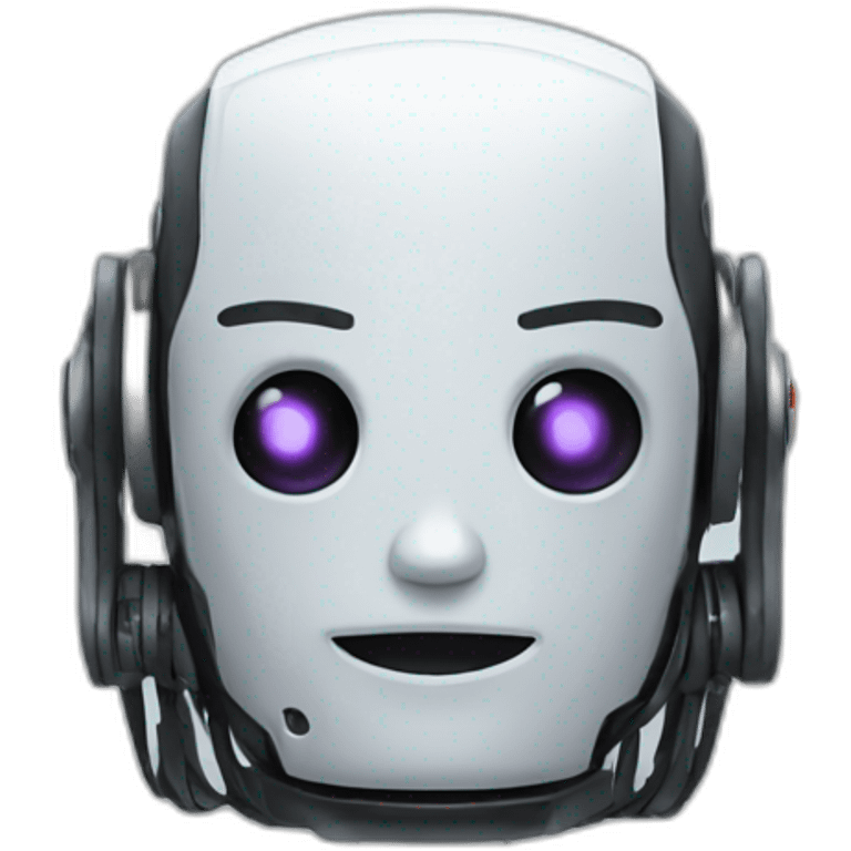 Robotic emoji