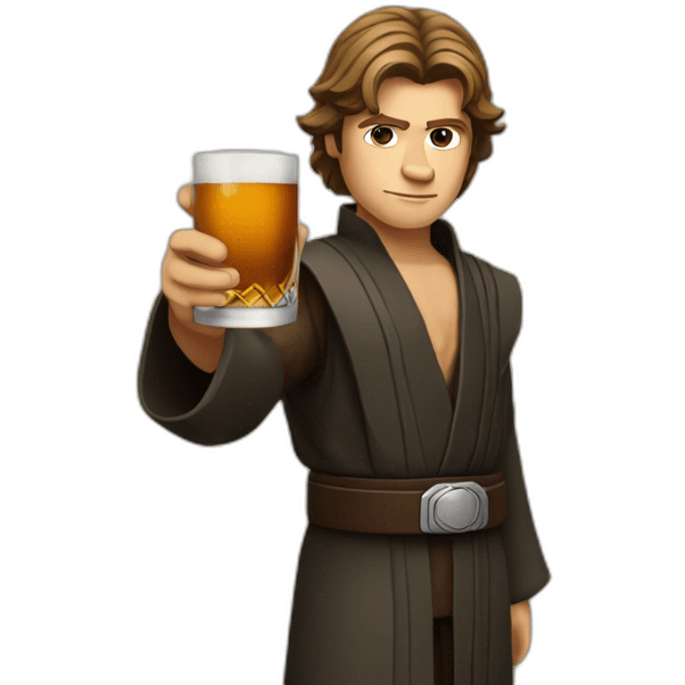 Anakin skywalker handing whiskey glass emoji