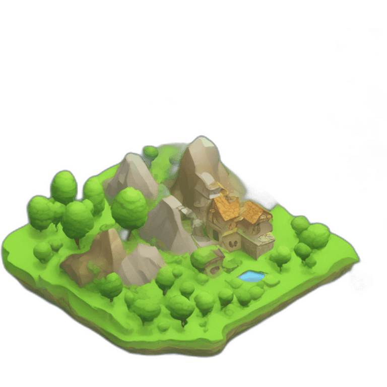 isometric-land emoji