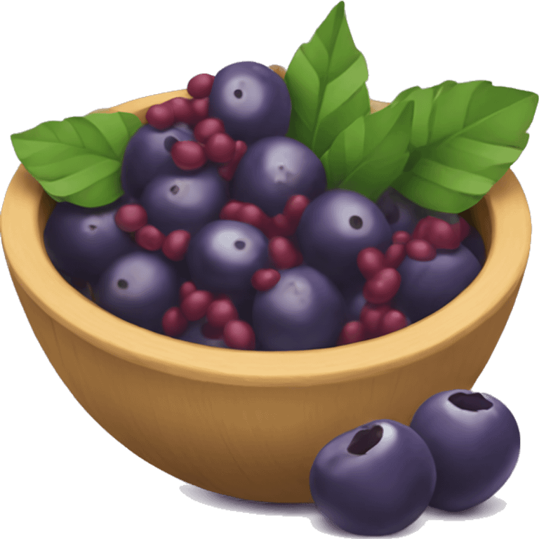 Açaí bowl emoji