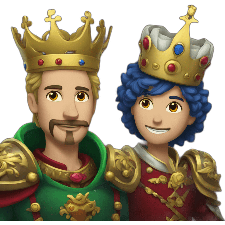 King and jester punk russian emoji