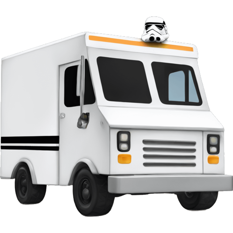  Side view food truck First Order Storm Trooper emoji