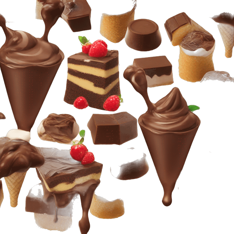 Chocolate Dessert Syrups emoji